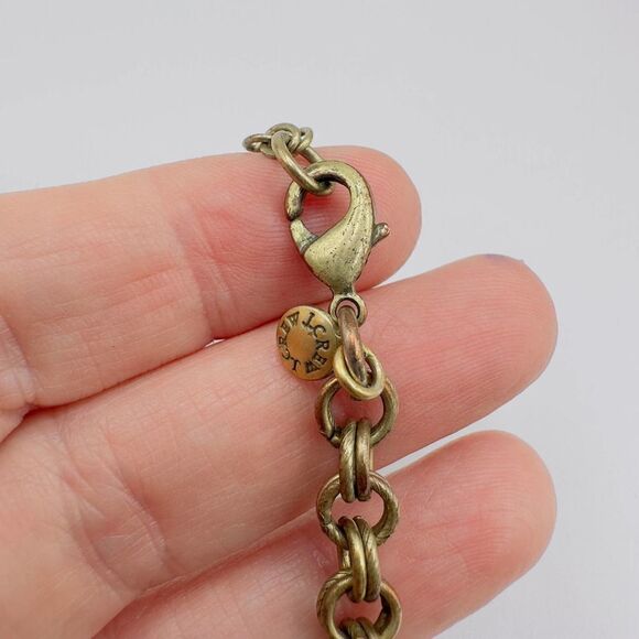 Vintage J. Crew Lulu Frost Animal Print Statement Necklace - Picture 7 of 7
